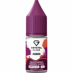 Passion Fruit Orange Guava by Crystal Clear Bar Salt 10ml