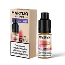 Peach Ice by MARYLIQ Nic Salts 10ml