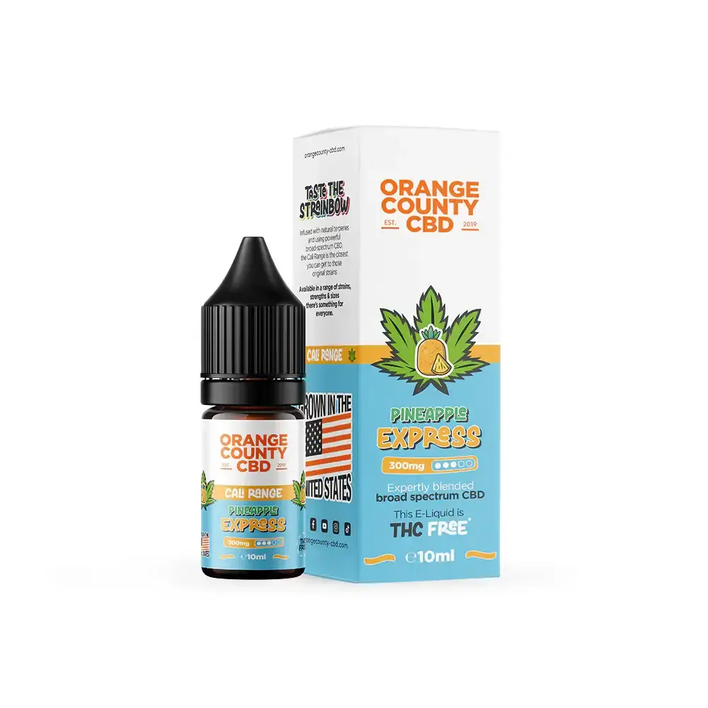Pineapple Express 300mg Orange County CBD E-Liquid 10ml