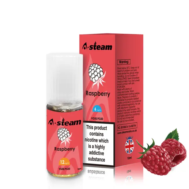 Raspberry by Asteam | 10ml Juice