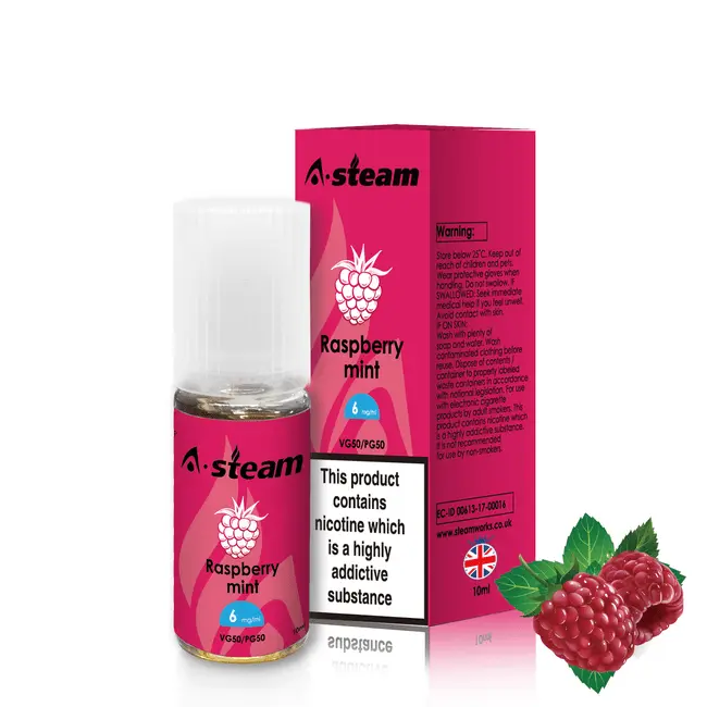 Raspberry Mint by Asteam 10ml | Sold As 10 x 10ml