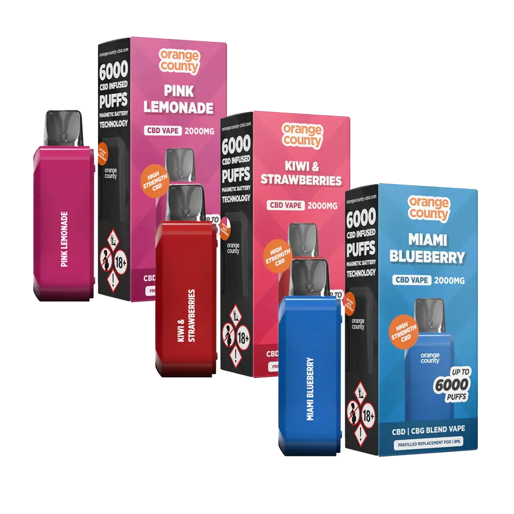 2000mg Orange County CBD Replacement Pods