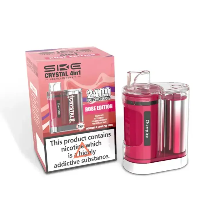 Rose Edition by SKE Crystal 4 in 1 2400 Puff Updated
