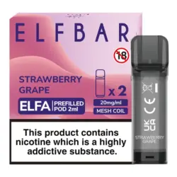 Strawberry Grape ELFA Pods by Elf Bar | Pre-filled Pods