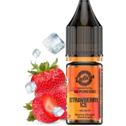 Strawberry Ice by DELICIU Nic Salt 10ml