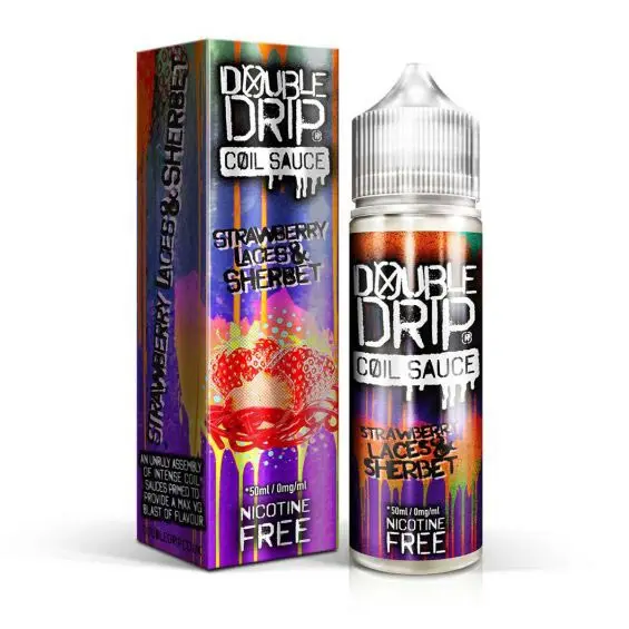 Strawberry Lace Sherbet by Double Drip | 50ml Juice