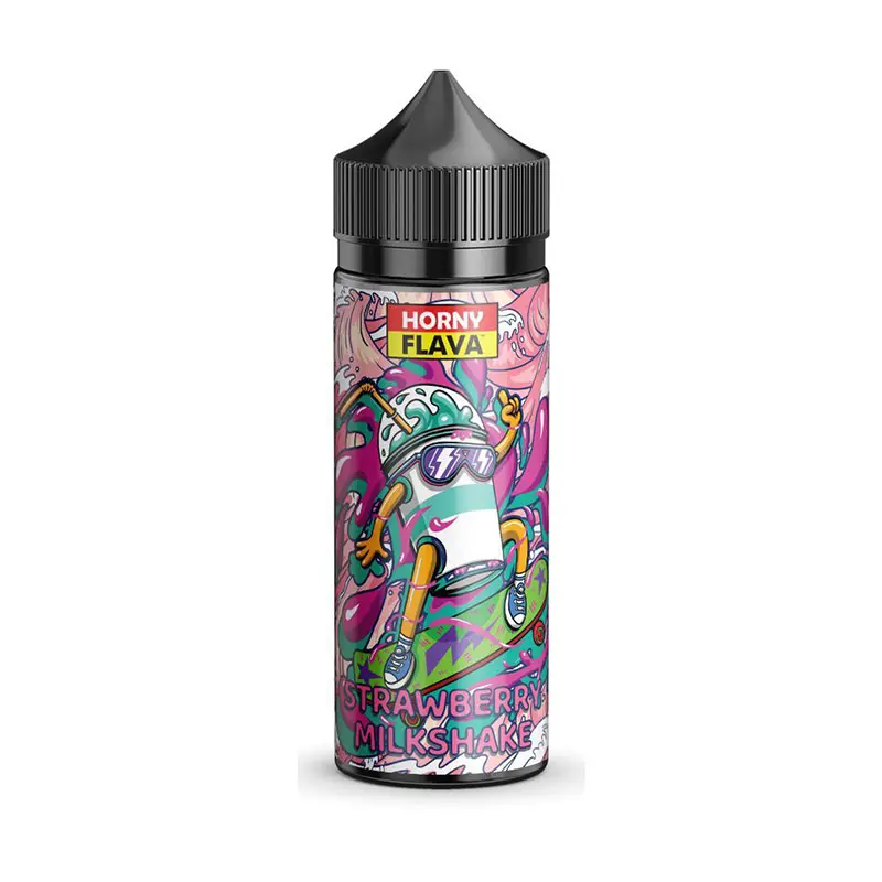 Strawberry by Horny Milkshake | 100ml Shortfill