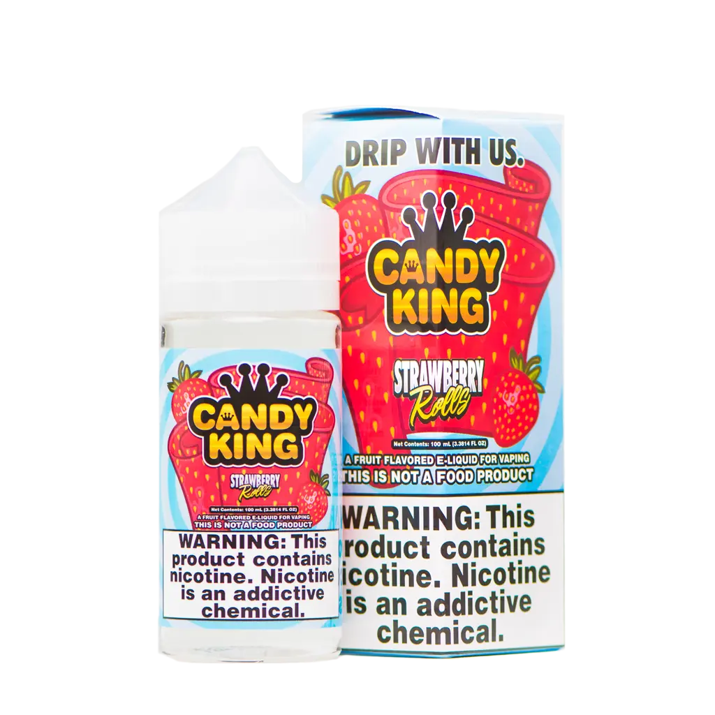 Strawberry Rolls by Candy King | 100ml Shortfill