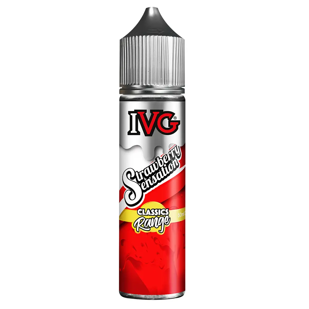 Strawberry Sensation by IVG Classic Range | 50ml Shortfill