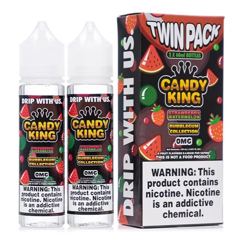 Strawberry Watermelon by Candy King Bubblegum | 100ml Shortfill