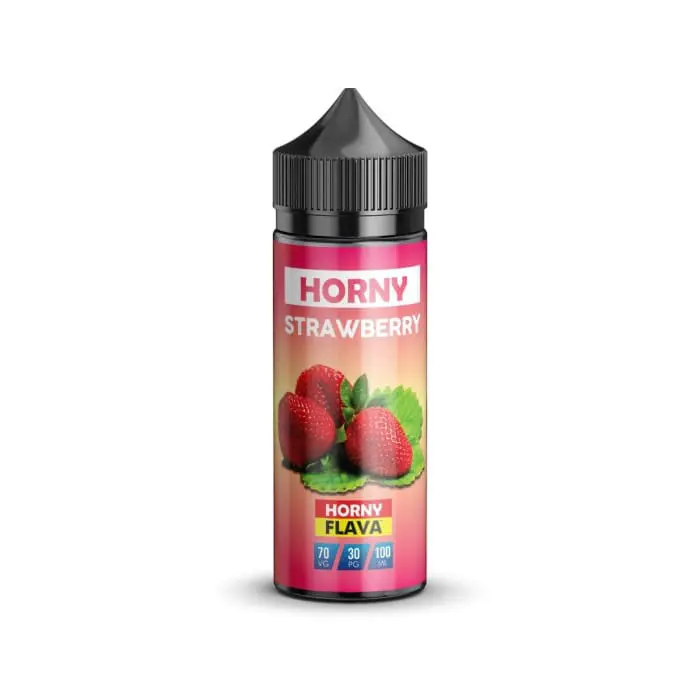 Strawberry by Horny Flava | 100ml Shortfill