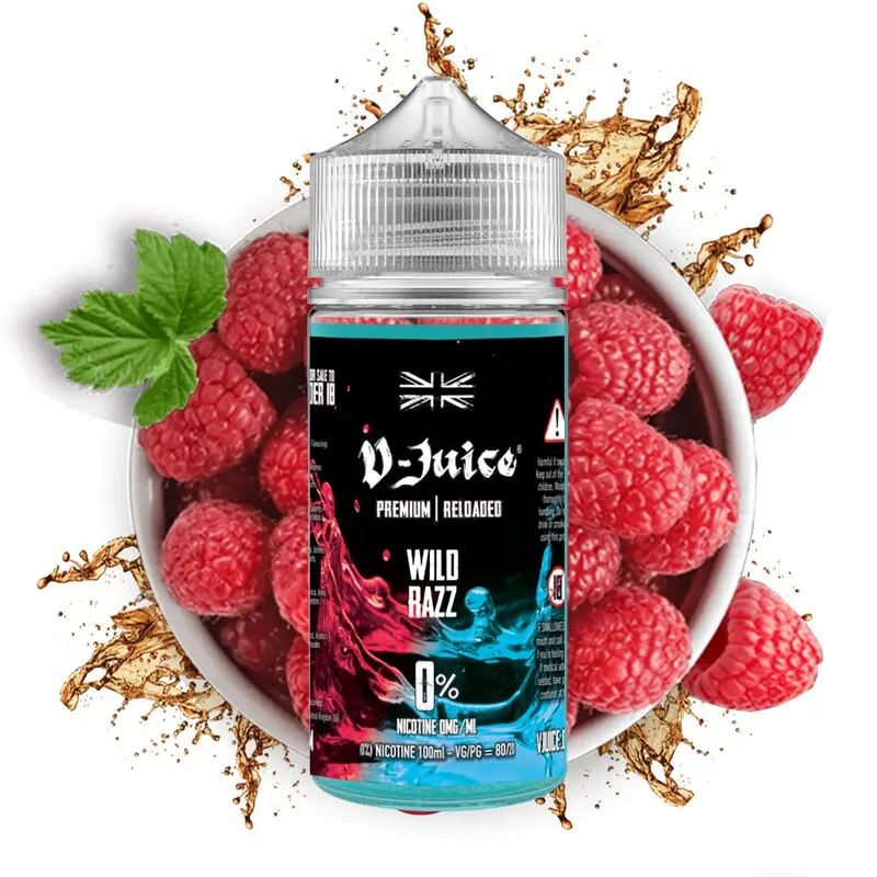 Wild Razz by V-Juice 100ml Shortfill