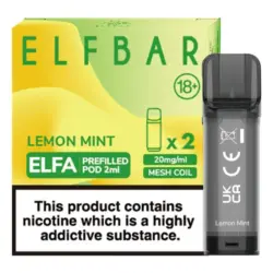 Lemon Mint ELFA Pods by Elf Bar | Pre-filled Pods