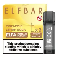 Pineapple Lemon Soda ELFA Pods by Elf Bar | Pre-filled Pods