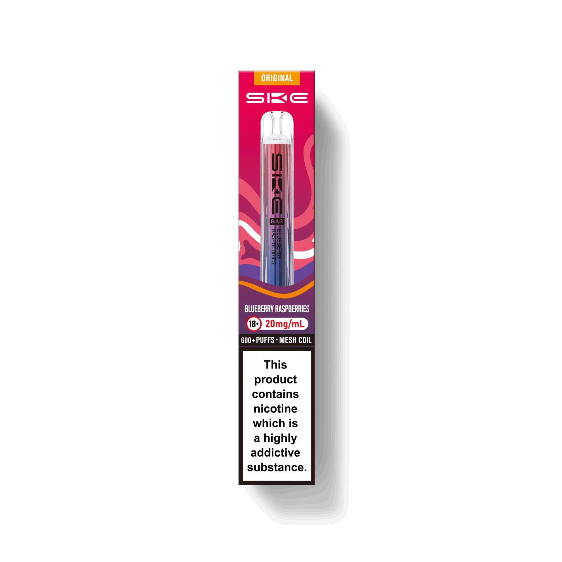 Blueberry Sour Raspberry by Ske   Bar 600 Puff | Prefilled Pod Vape Kit