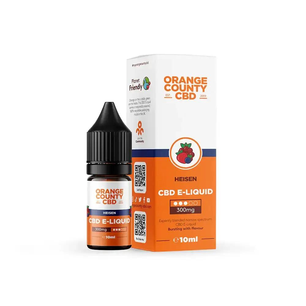 Heisen 300mg Orange County CBD E-Liquid 10ml