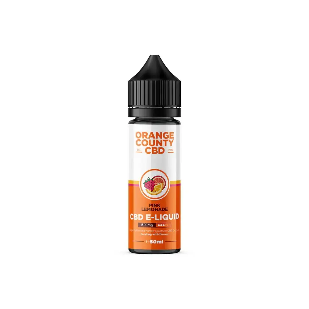 Pink Lemonade 1500mg Orange County CBD E-Liquid 50ml