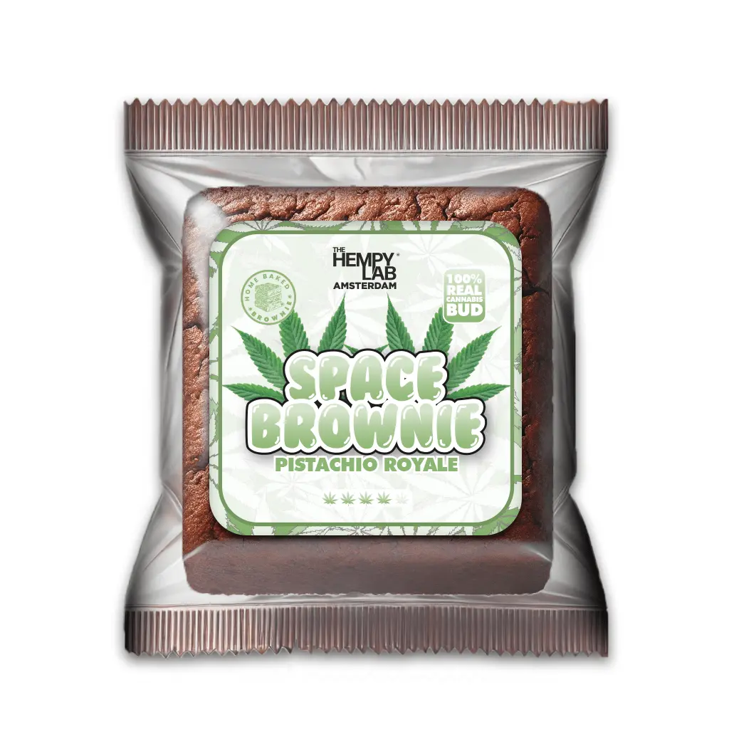 Space Brownie Pistachio Royale by The Hempy Lab | CBD Brownies