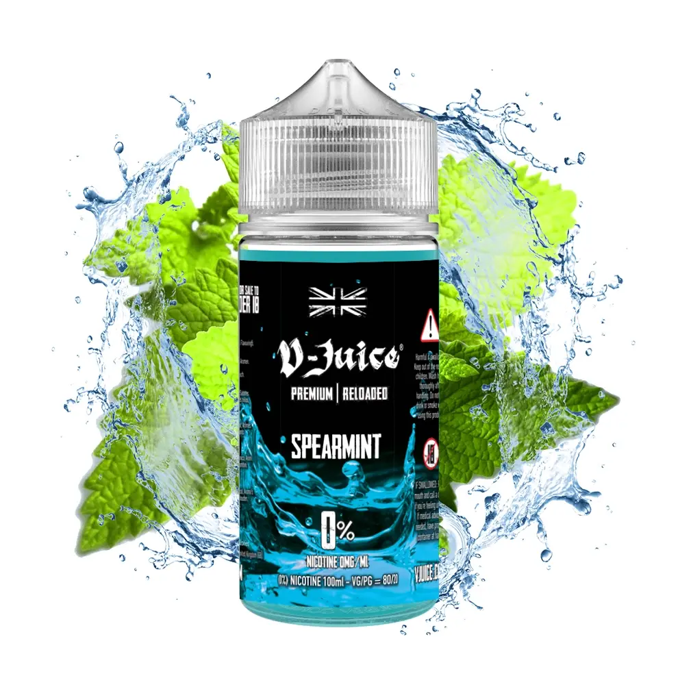 Spearmint by V-Juice 100ml Shortfill