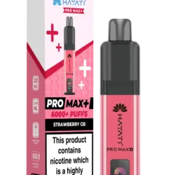 Strawberry GB by Hayati Pro Max+ 6000 Prefilled Pod Kit 6000 Puff