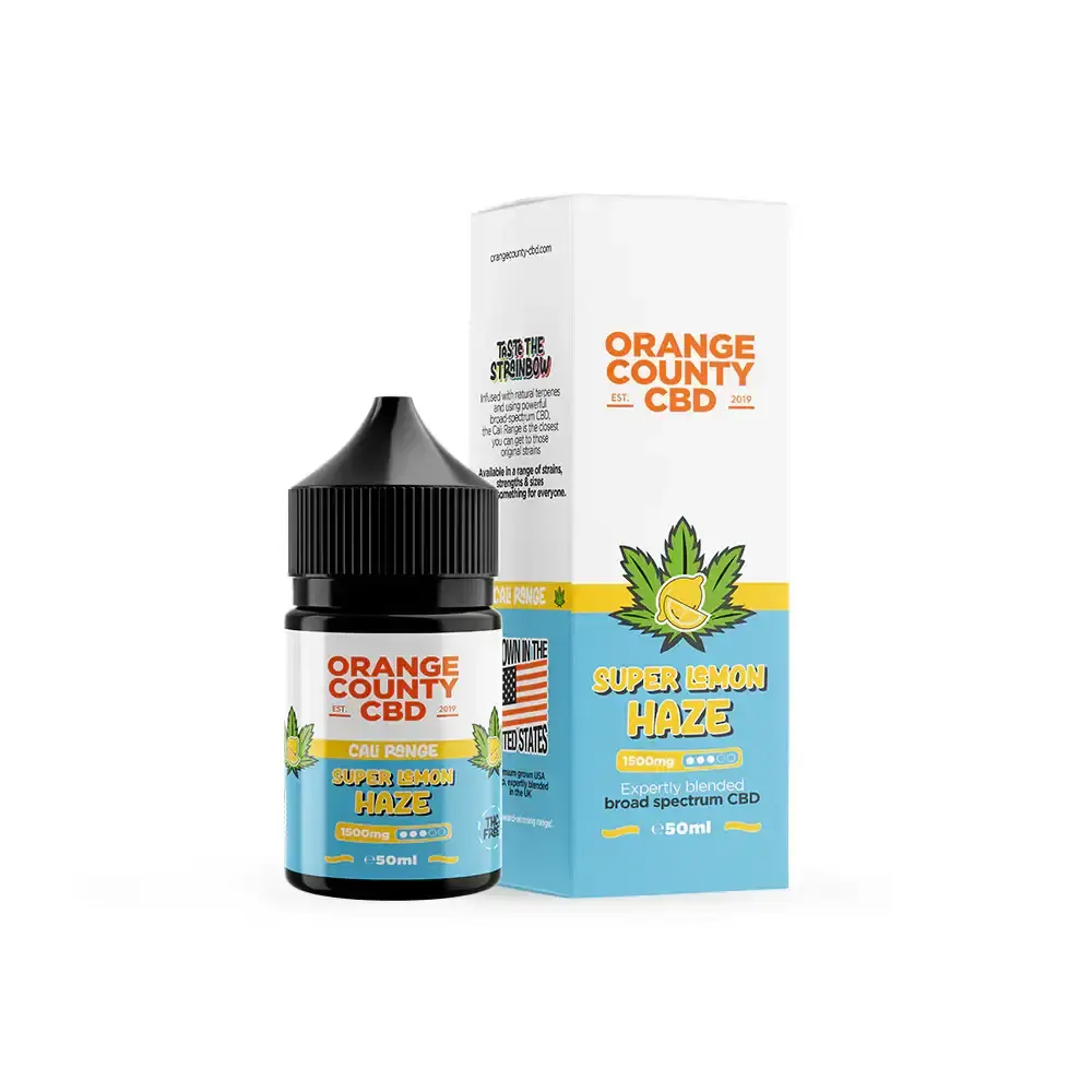 Super Lemon Haze 15002500mg Orange County CBD E-Liquid 50ml