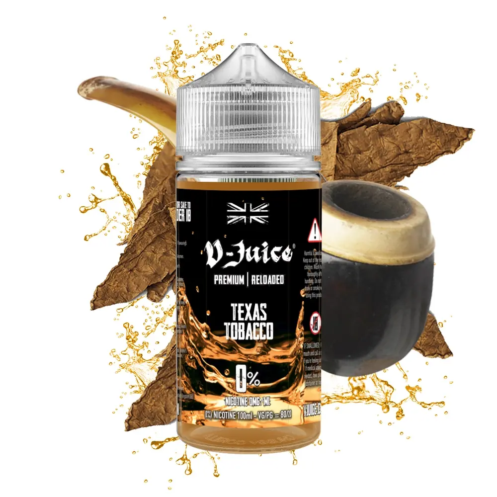 Texas Tobacco V-Juice 100ml Shortfil