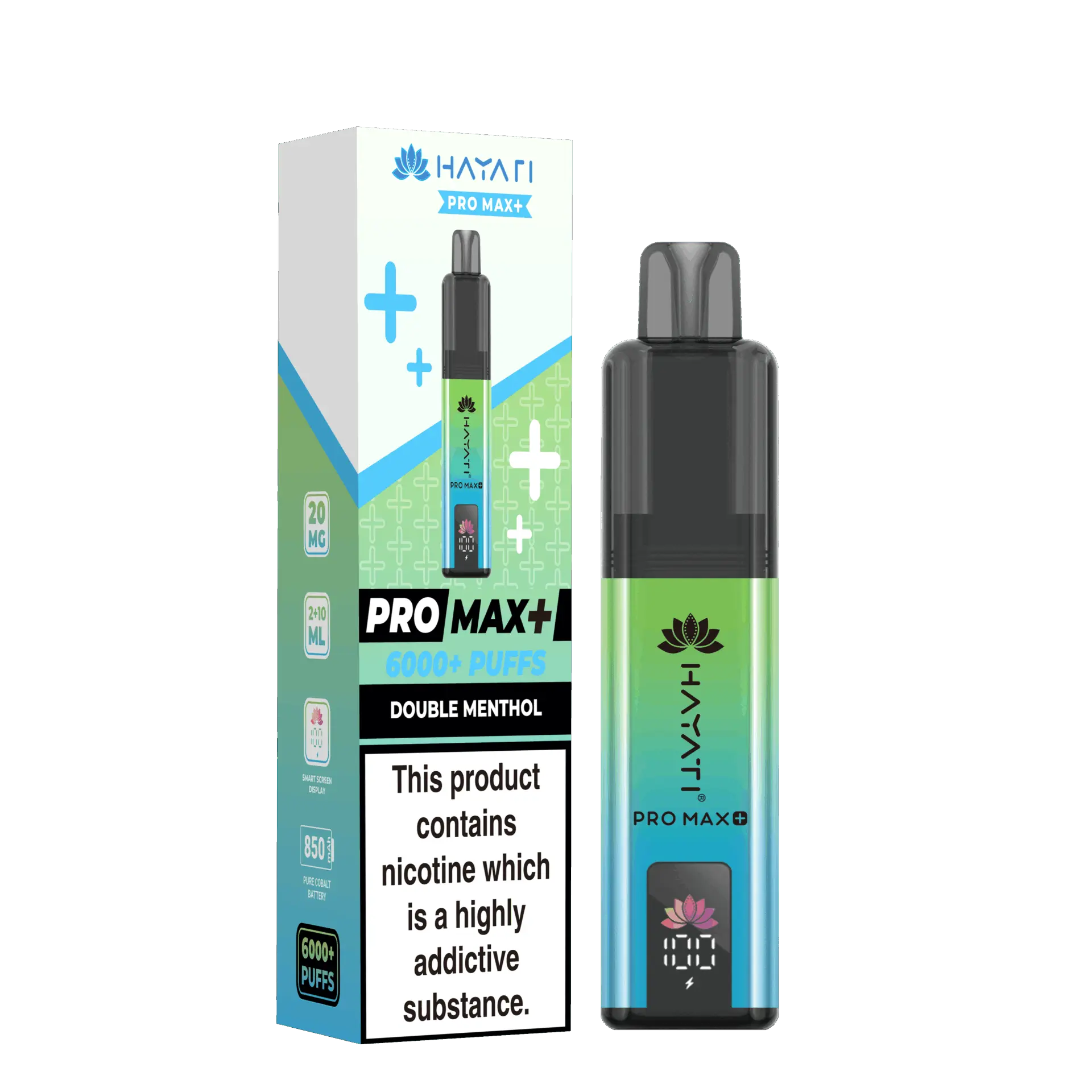 Double Menthol by Hayati Pro Max+ 6000 Prefilled Pod Kit | 6000 Puff