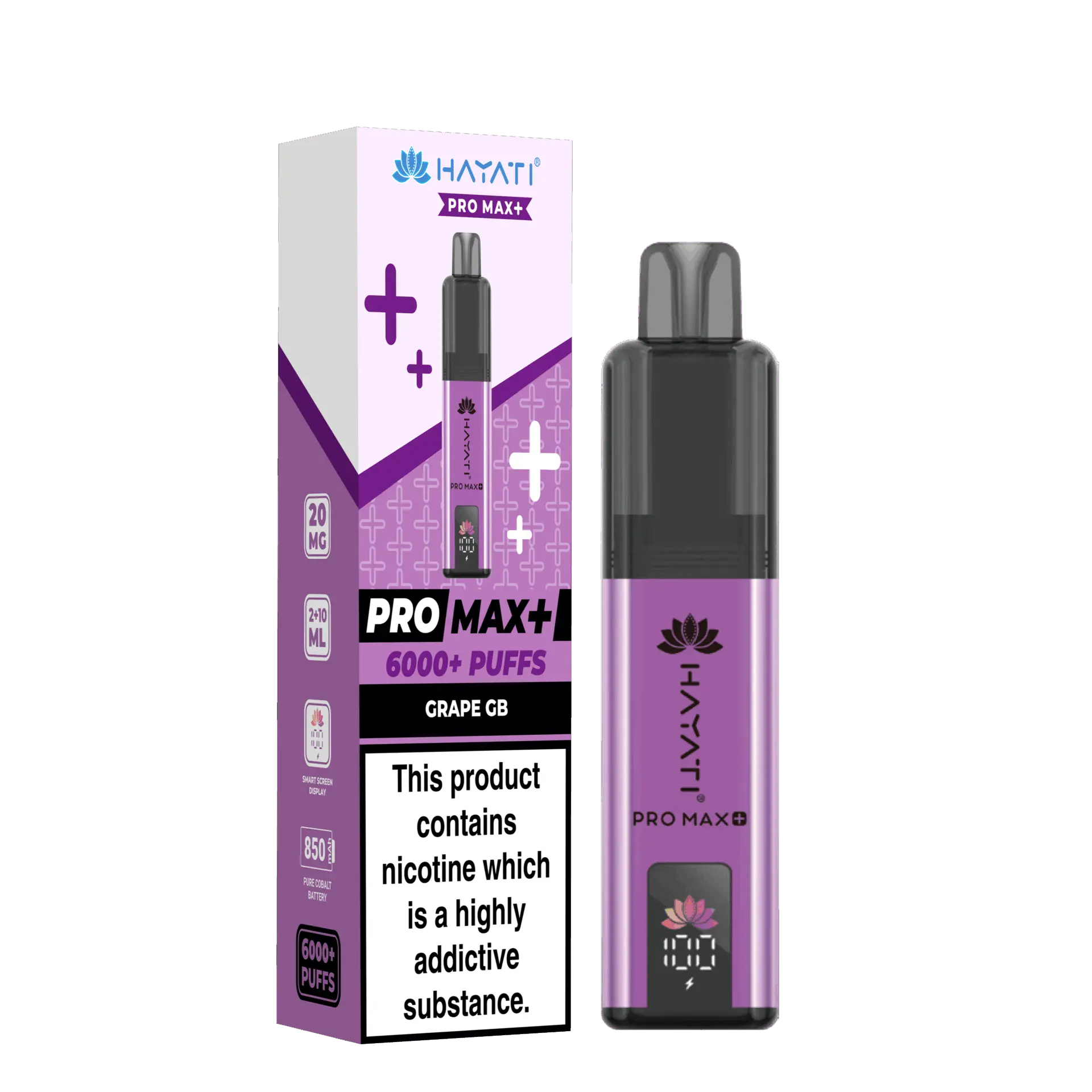 Grape GB by Hayati Pro Max+ 6000 Prefilled Pod Kit | 6000 Puff