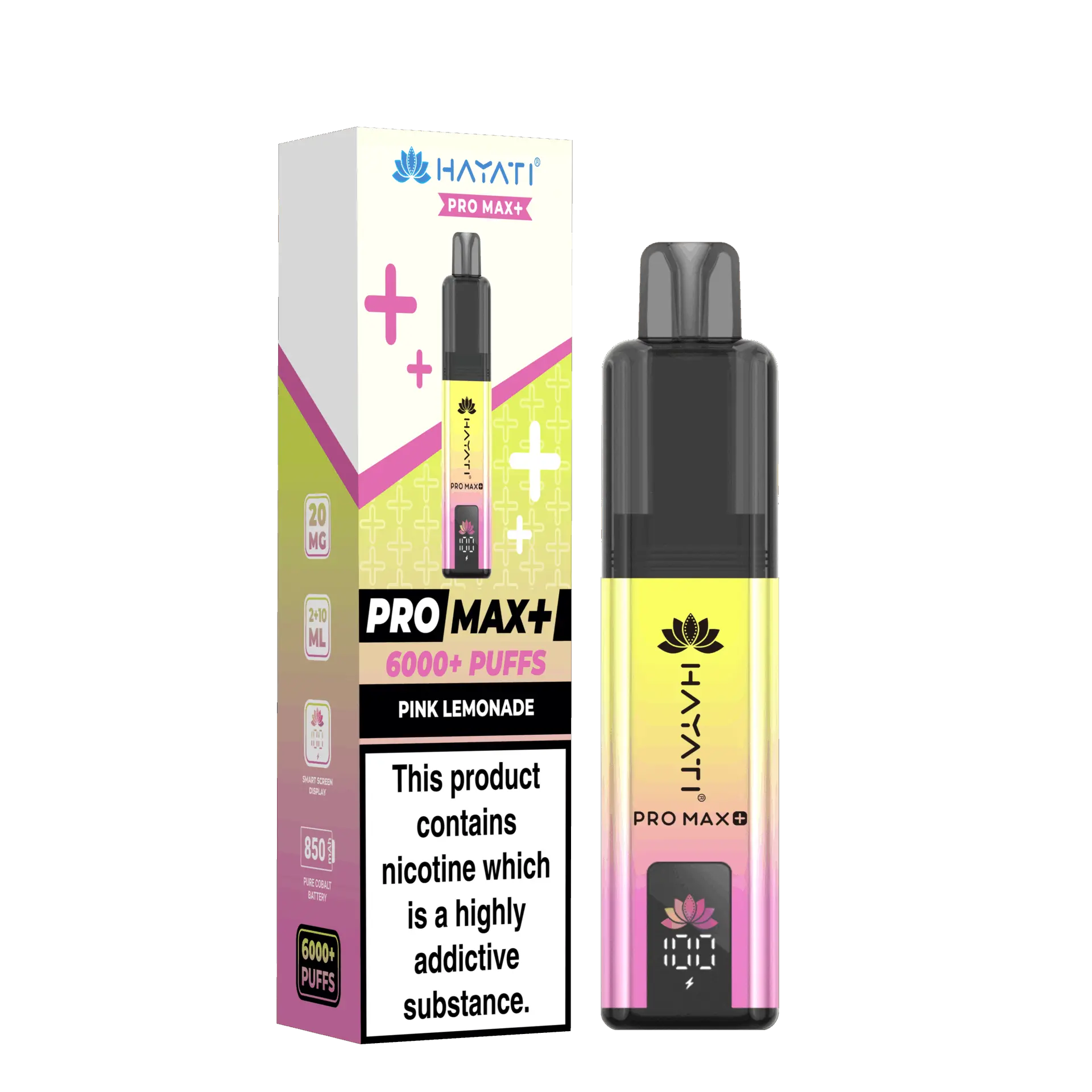 Pink Lemonade by Hayati Pro Max+ 6000 Prefilled Pod Kit | 6000 Puff