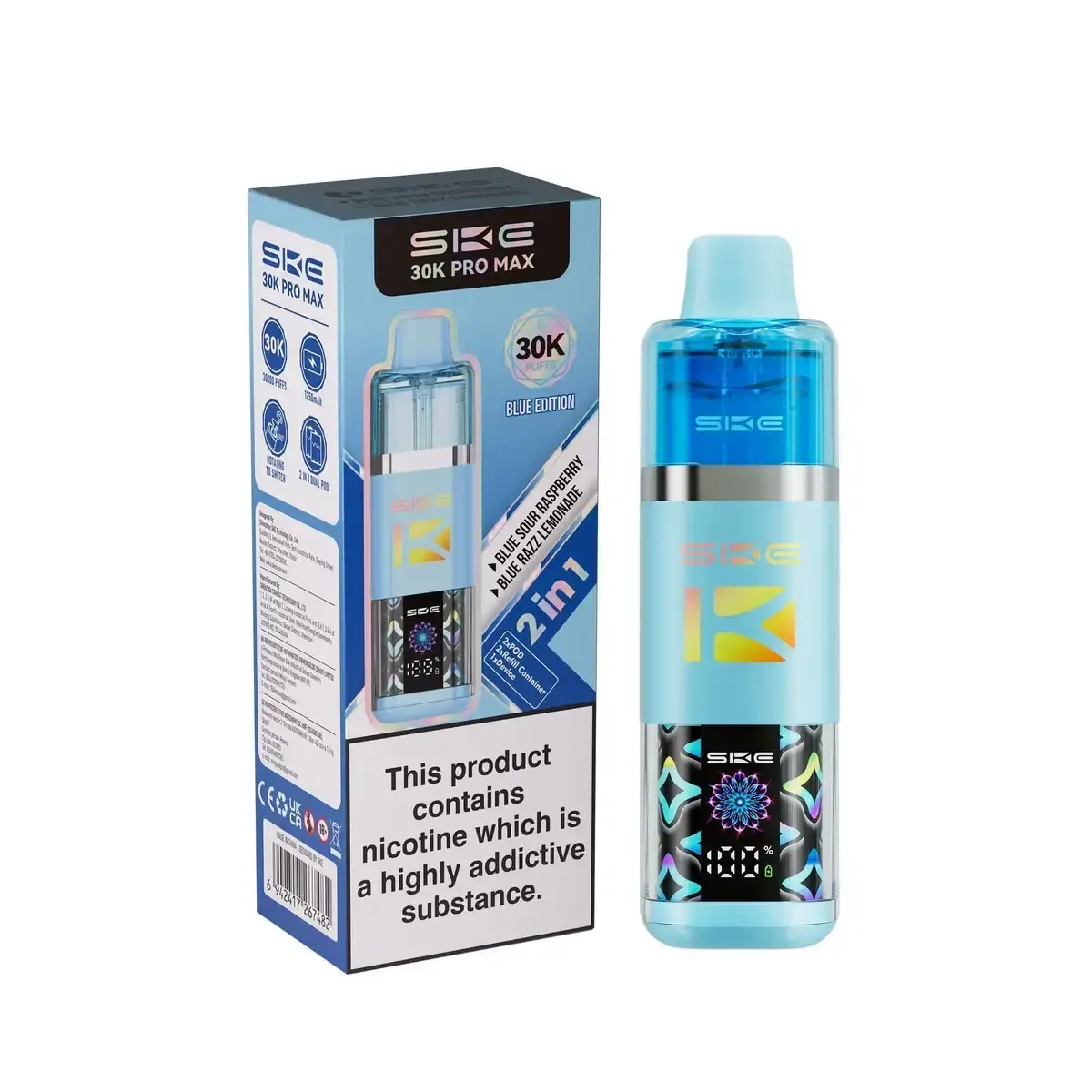 Blue Edition SKE 30K PRO MAX Prefilled Pod Vape Kit