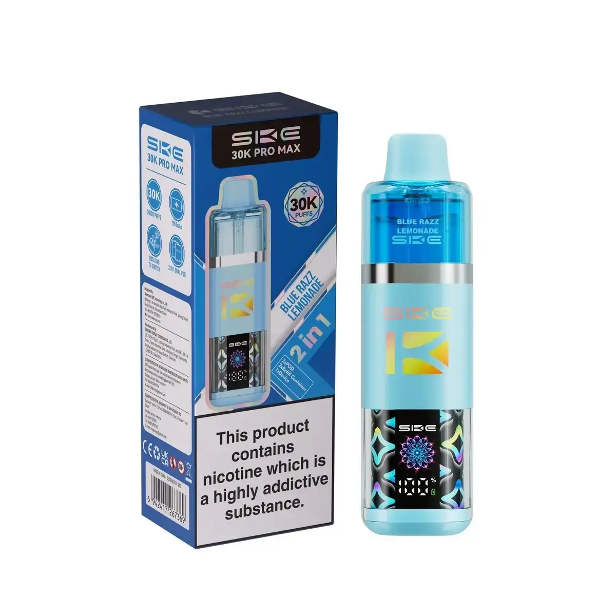 Blue Razz Lemonade SKE 30K PRO MAX Prefilled Pod Vape Kit