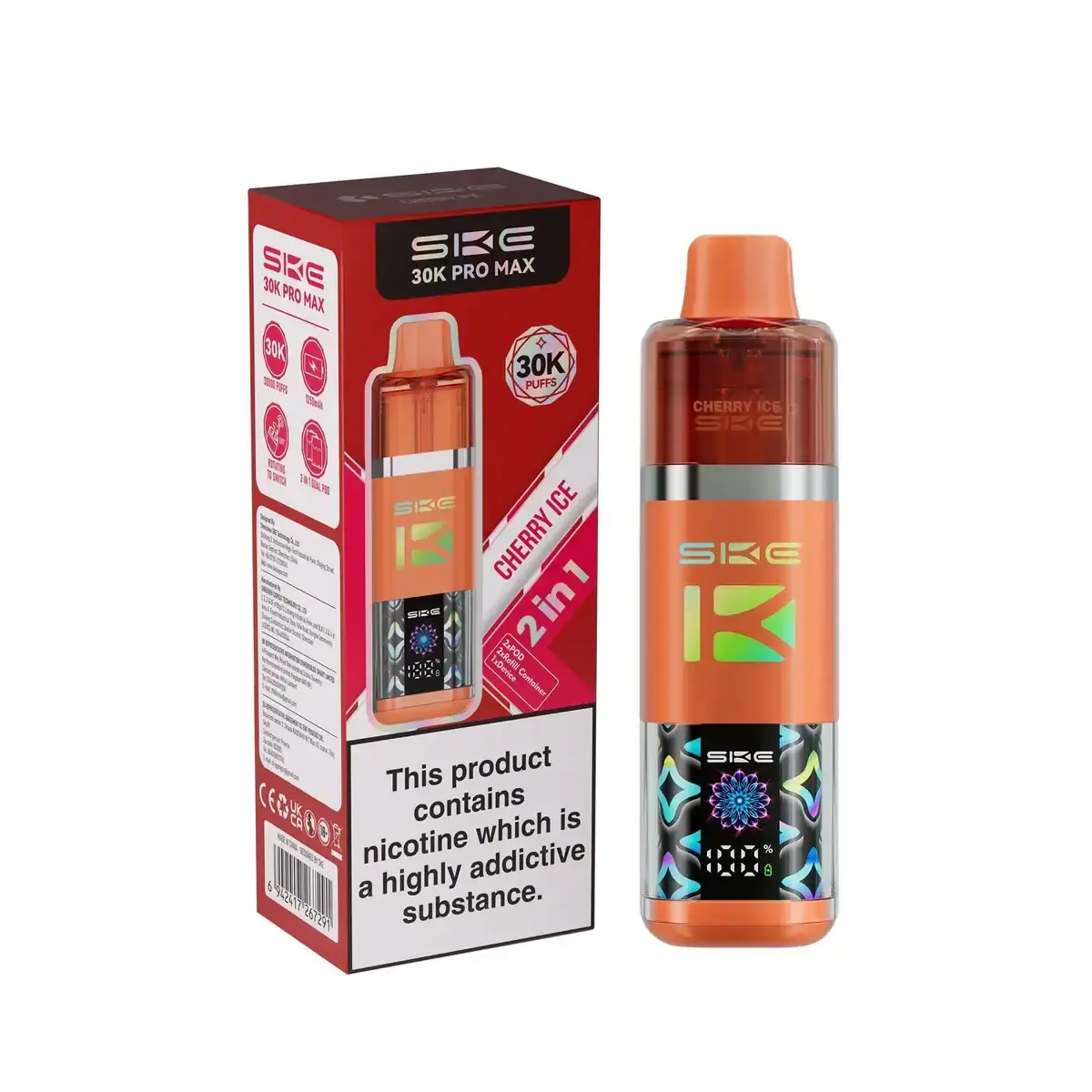 Cherry Ice SKE 30K PRO MAX Prefilled Pod Vape Kit