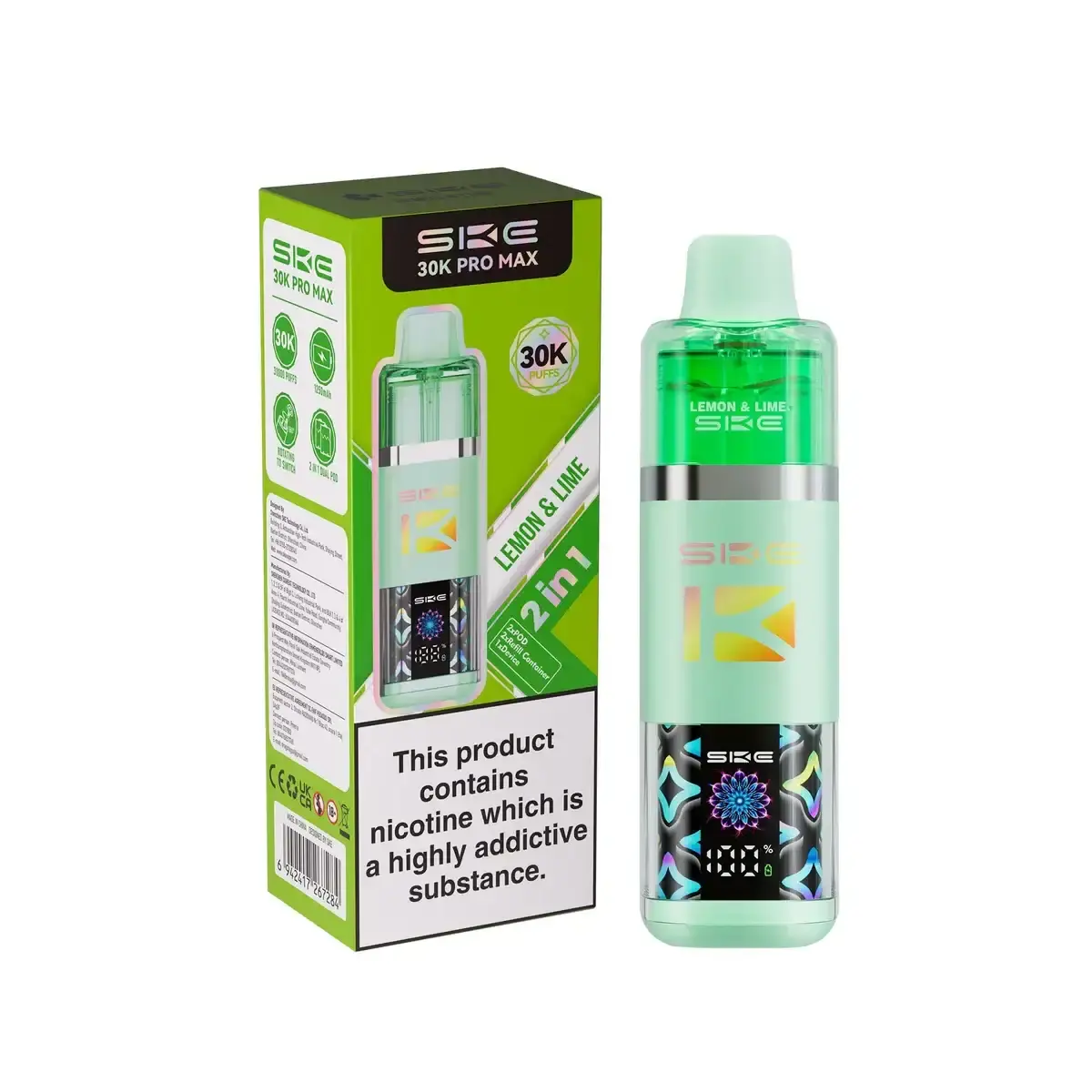 Lemon & Lime SKE 30K PRO MAX Prefilled Pod Vape Kit