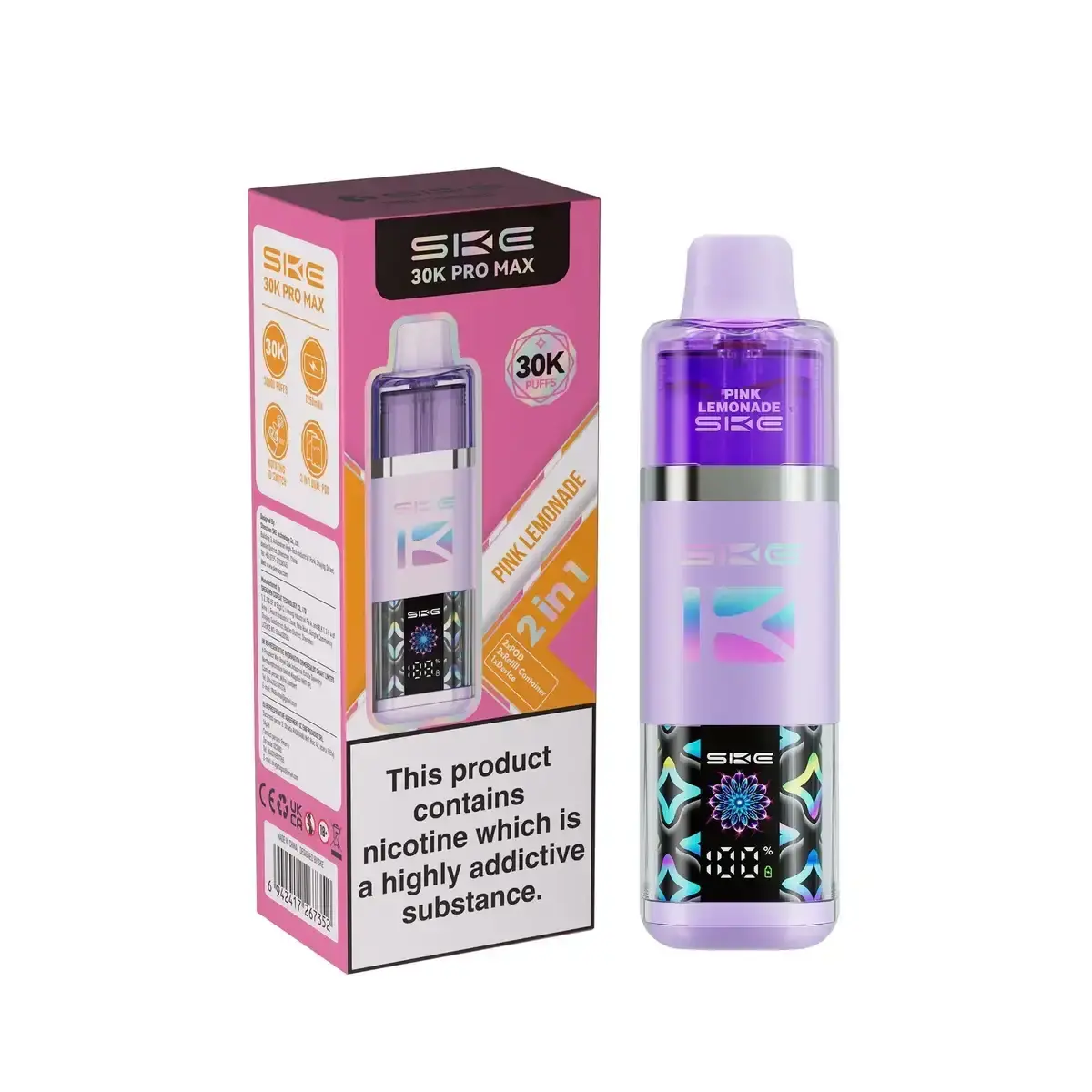 Pink Lemonade SKE 30K PRO MAX Prefilled Pod Vape Kit