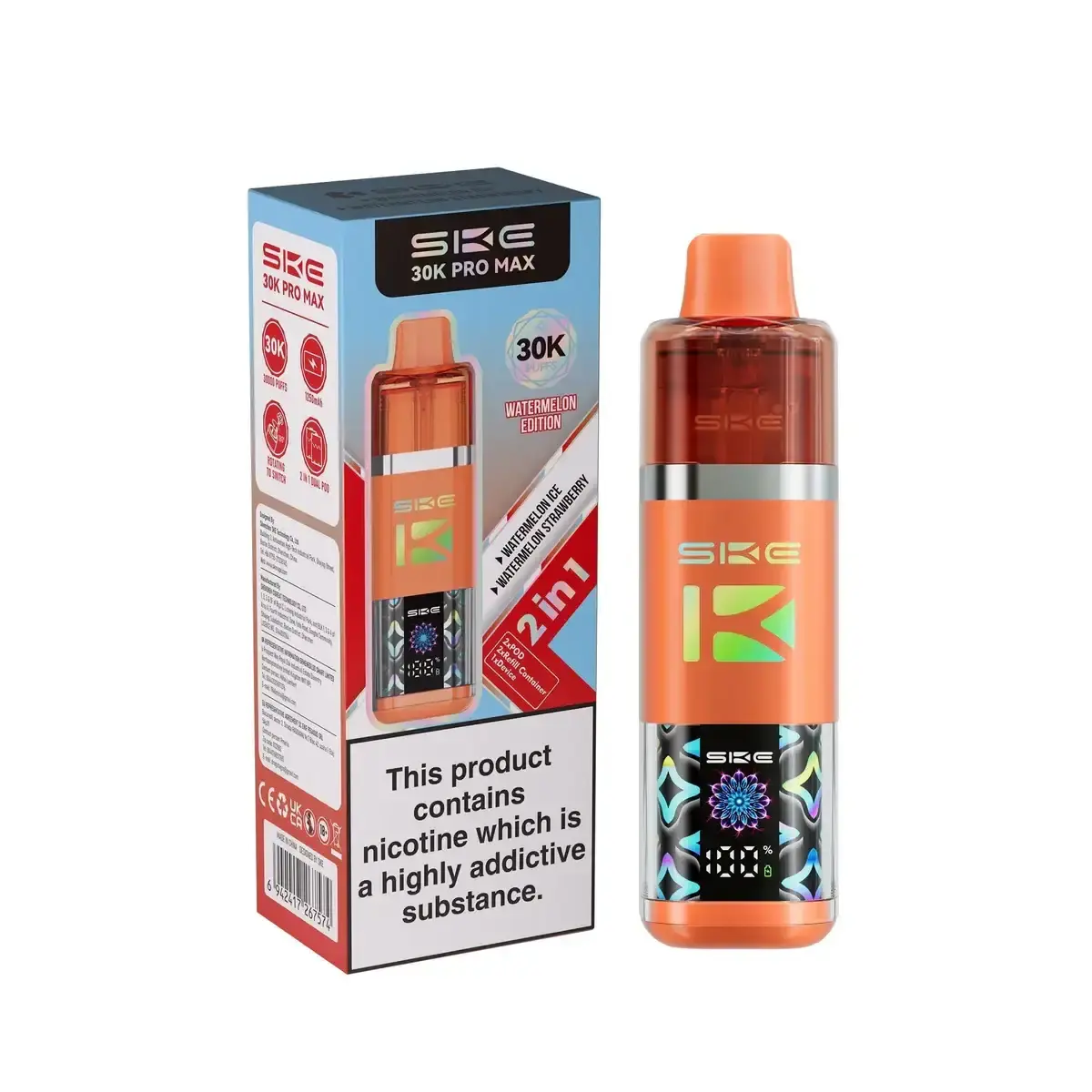 Watermelon Edition SKE 30K PRO MAX Prefilled Pod Vape Kit