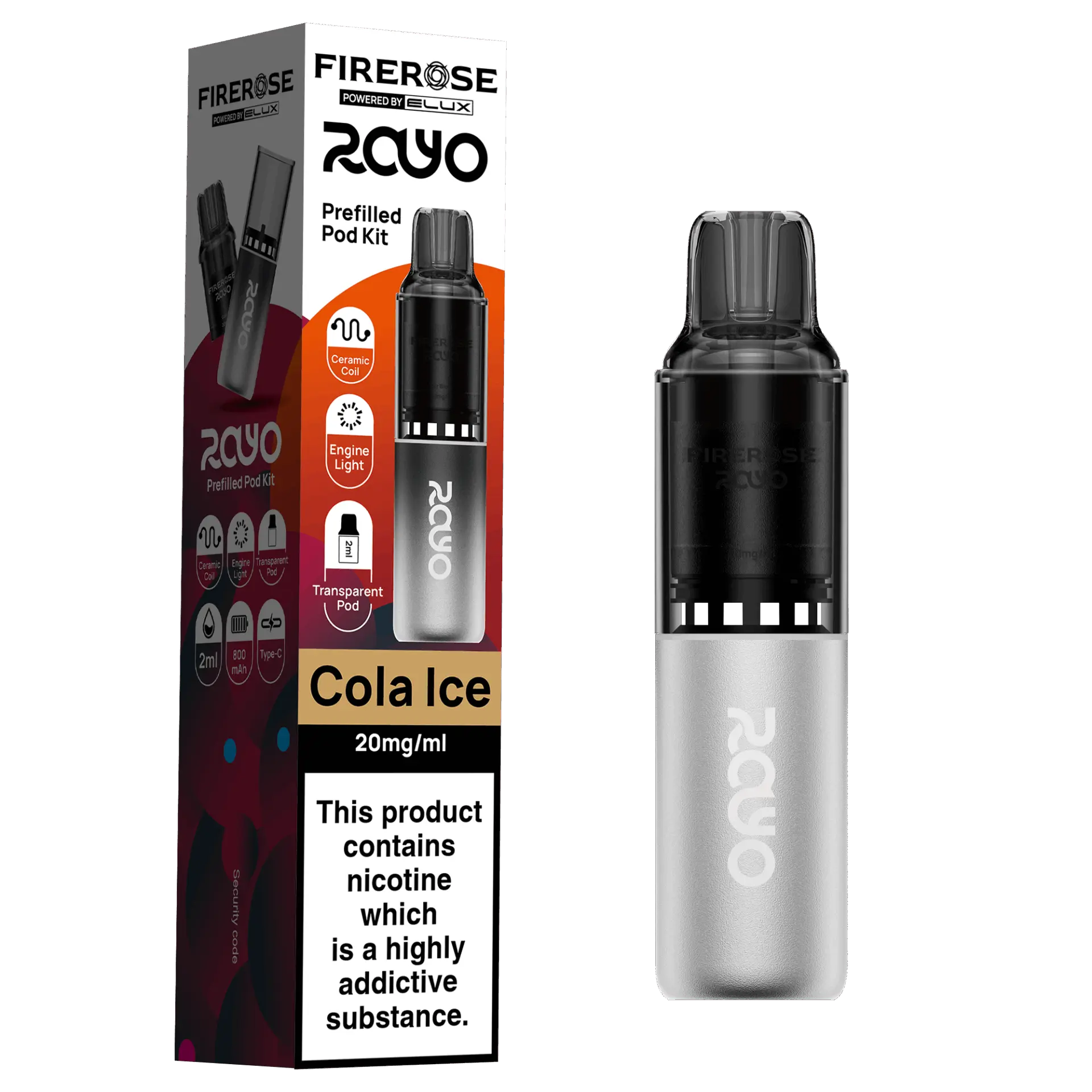 Cola Ice by Elux Firerose Rayo 600