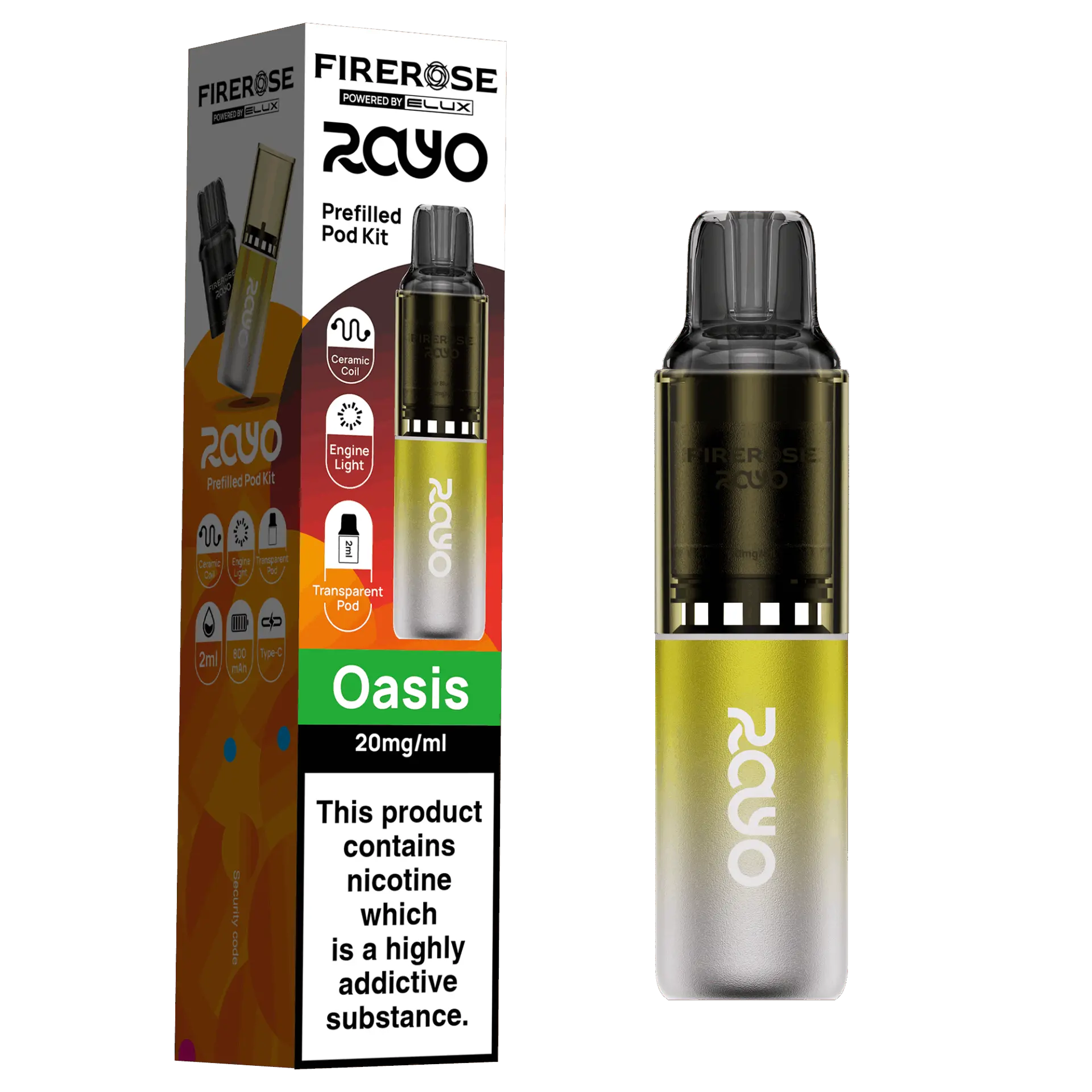 Oasis by Elux Firerose Rayo 600