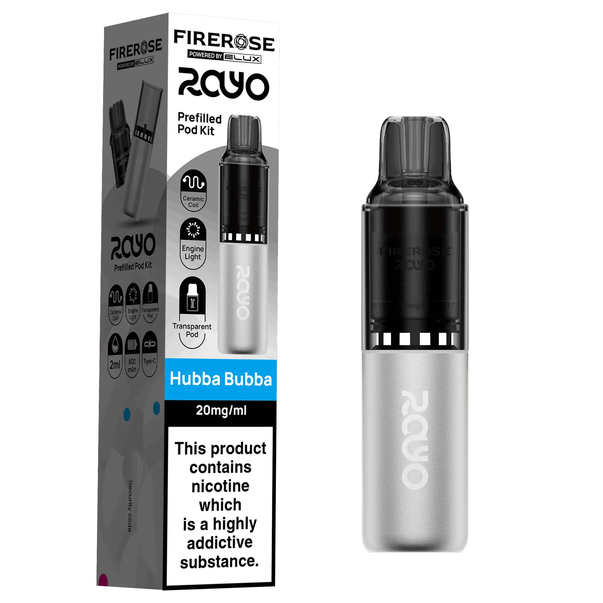 Hubba Bubba by Elux Firerose Rayo 600