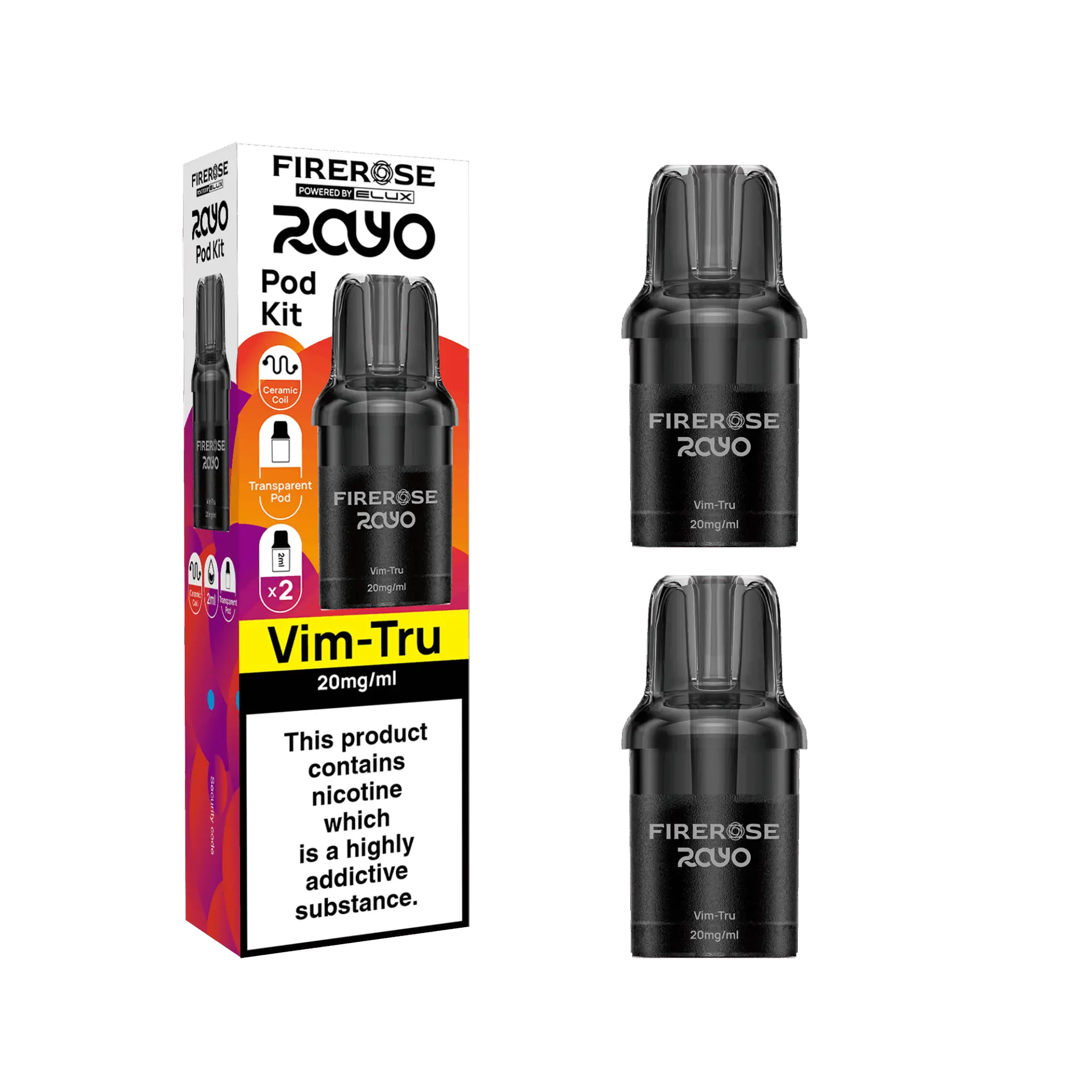 Vim-Tru by Elux Firerose Rayo 600 Puff