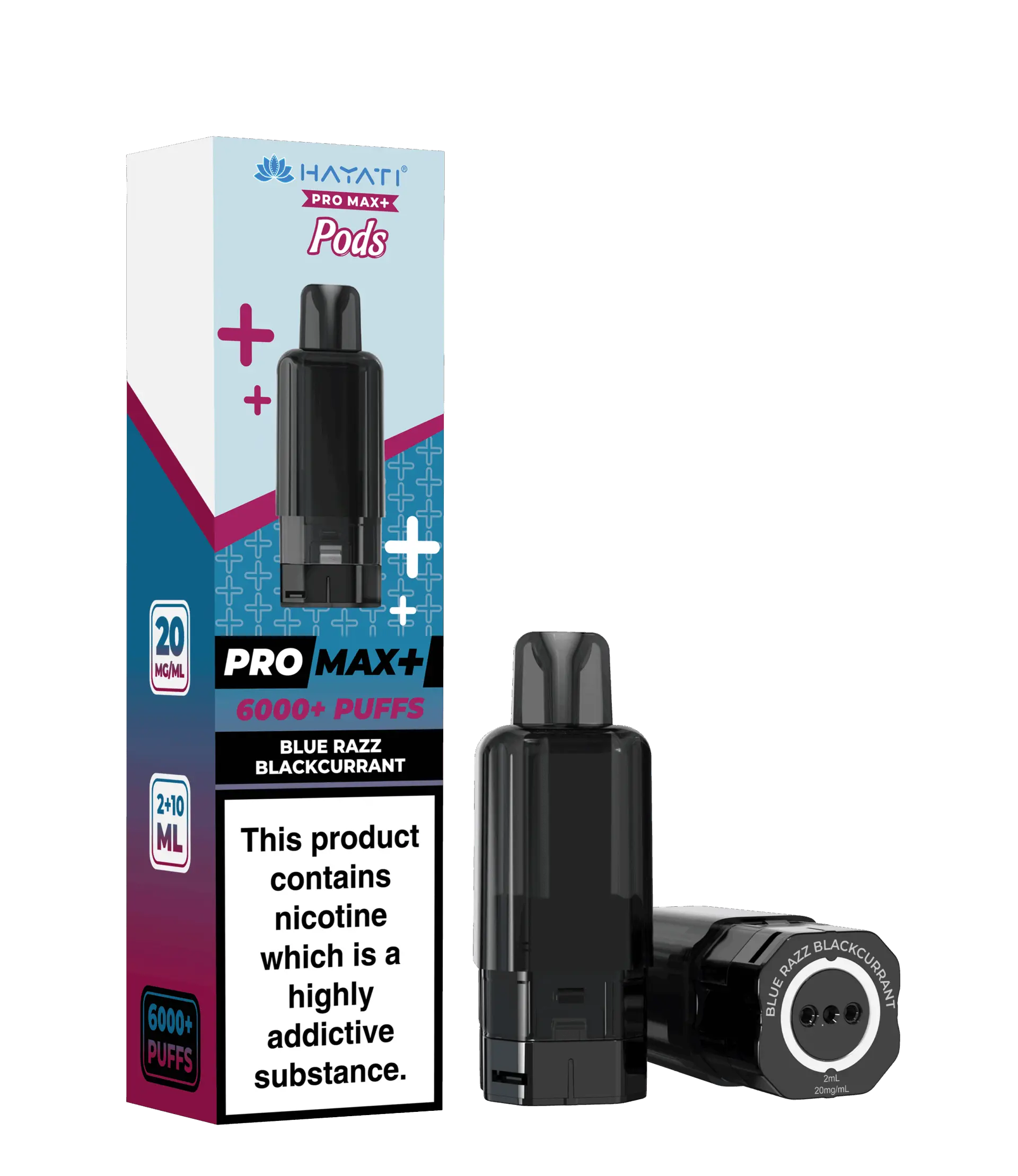 Blue Razz Blackcurrant Hayati Pro Max Plus Pods 6000 Blue Razz Blackcurrant Hayati Pro Max Plus Pods 6000