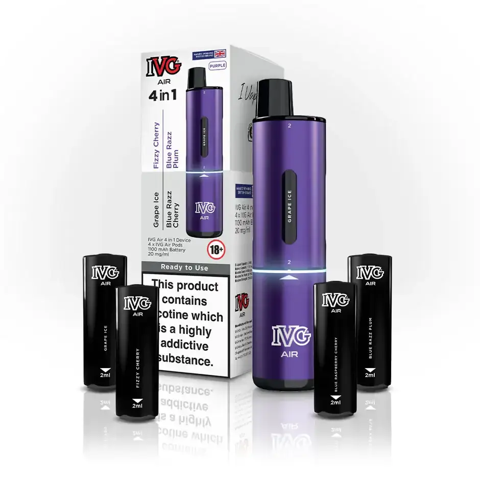 Purple IVG Air 4-in-1