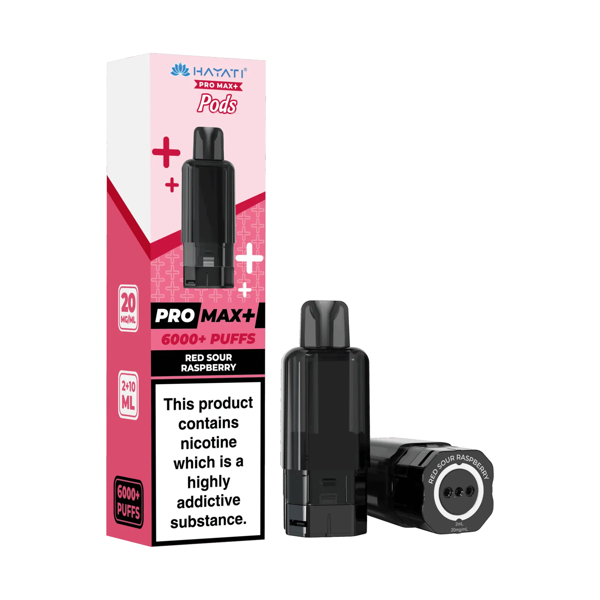 Red Sour Raspberry Hayati Pro Max Plus Pods