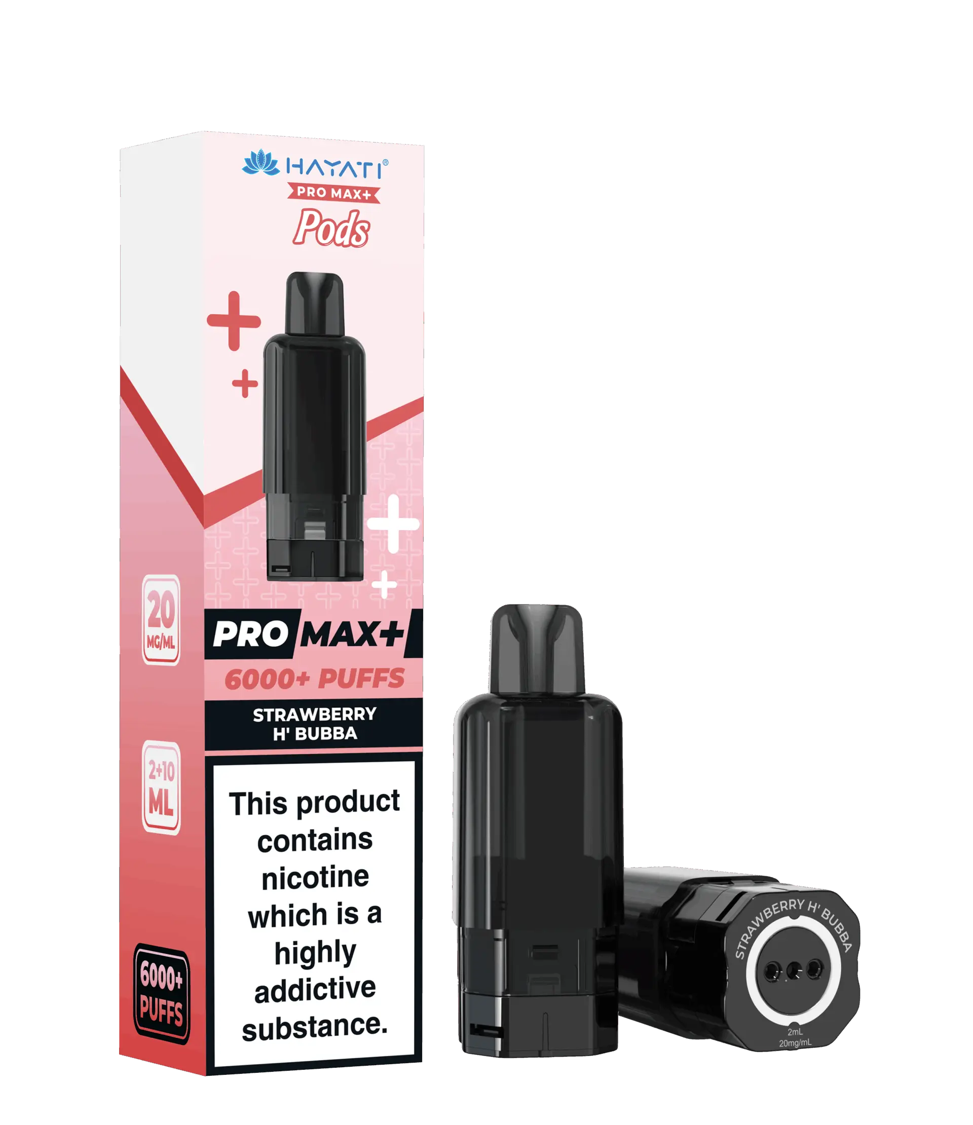 Strawberry H' Bubba Hayati Pro Max Plus Pods 6000 Strawberry H' Bubba Hayati Pro Max Plus Pods 6000