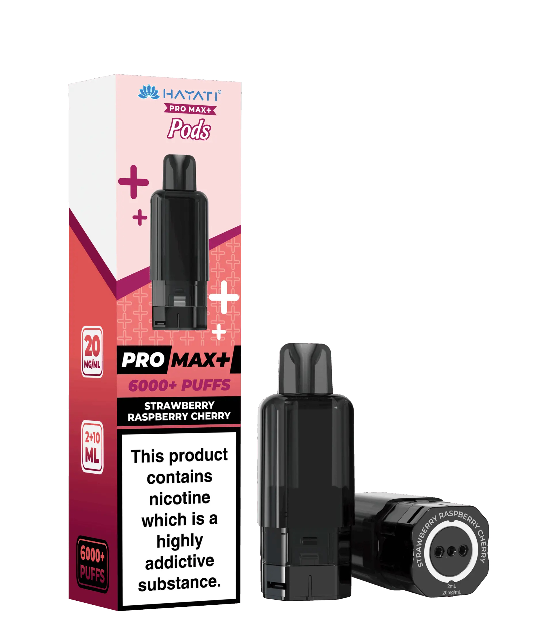 Strawberry Raspberry Cherry Hayati Pro Max Plus Pods 6000 Strawberry Raspberry Cherry Hayati Pro Max Plus Pods 6000