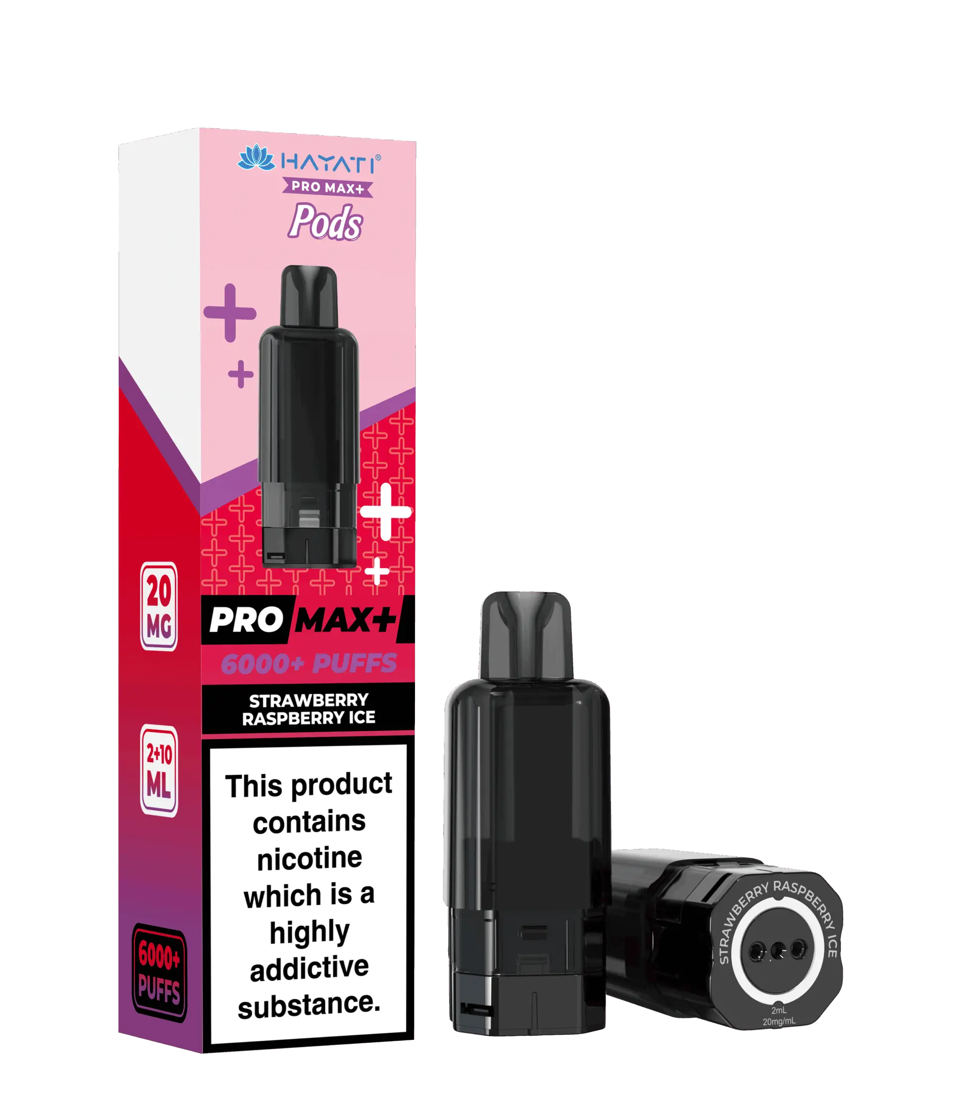 Strawberry Raspberry Ice Hayati Pro Max Plus Pods Strawberry Raspberry Ice Hayati Pro Max Plus Pods