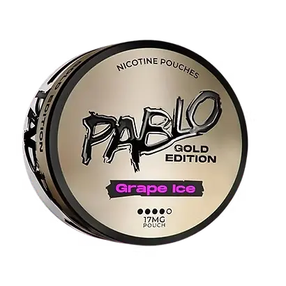 Pablo Golden Edition Grape Ice Nicotine Pouches Pablo Golden Edition Grape Ice Nicotine Pouches