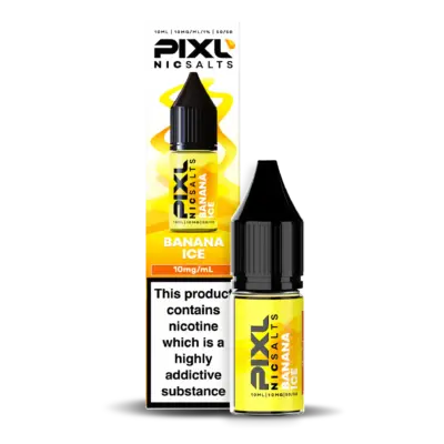 PIXL NIC SALTS 10ML - BANANA ICE 10MG