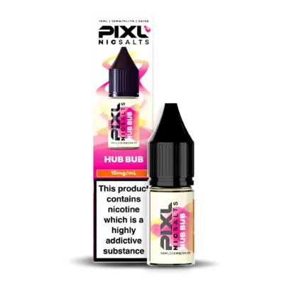 PIXL NIC SALTS 10ML - HUB BUB 10MG