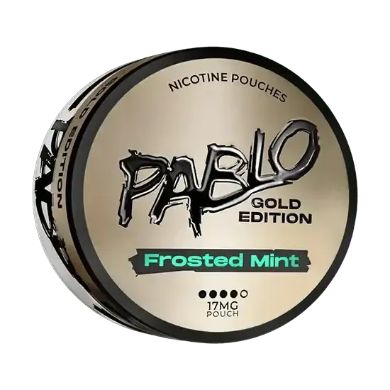 Pablo Golden Edition Frosted Mint Nicotine Pouches
