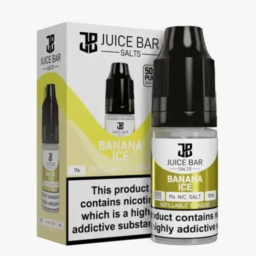Banana Ice Juice Bar 10ml Nic Salts